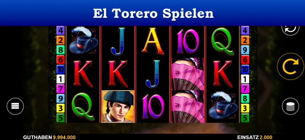 el torero spielen