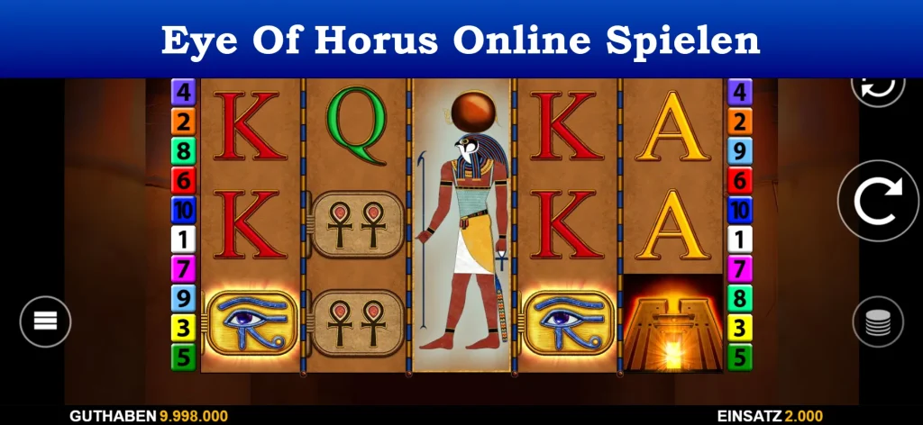 eye of horus online spielen