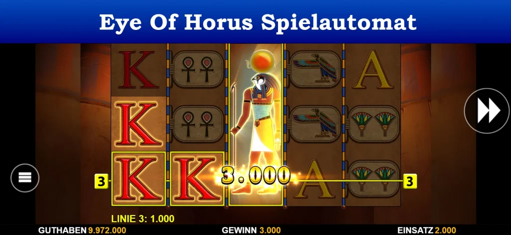 eye of horus spielautomat