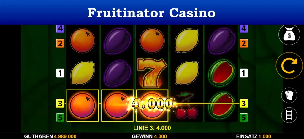 fruitinator casino